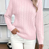 Faye | Elegant Cable-Knit Crewneck Sweater