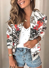 Laura | Stylish Floral Bomber Jacket