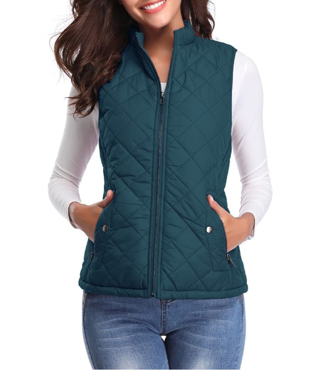 Christine | Cozy Quilted Zip-Up Vest - Picela