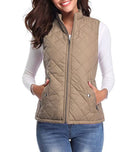 Christine | Cozy Quilted Zip-Up Vest - Picela