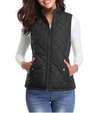 Christine | Cozy Quilted Zip-Up Vest - Picela