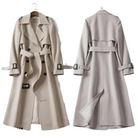 Christine | Elegant Belted Trench Coat - Picela
