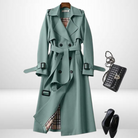 Christine | Elegant Belted Trench Coat - Picela