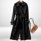 Christine | Elegant Belted Trench Coat - Picela