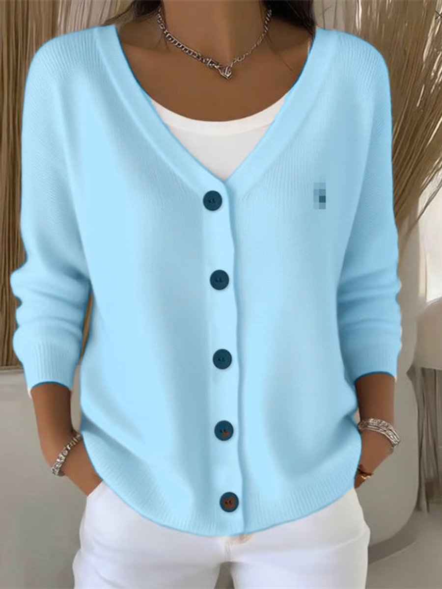Christine | Elegant Button-Front Knit Cardigan - Picela