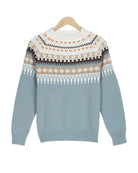 Christine | Elegant Isle Knit Sweater - Picela