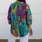 Christine | Stylish Abstract Blouse - Picela