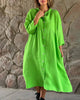 Flowy Linen Maxi Dress for Women