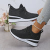 Sarah | Comfortable Knit Rhinestone Sneakers