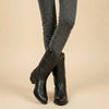Samantha | Elegant Block-Heel Cowboy Boots