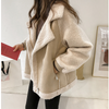 Angela | Cozy Shearling Suede Jacket