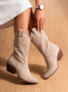 Allison | Elegant Perforated Cowboy Boots