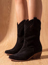 Allison | Elegant Perforated Cowboy Boots