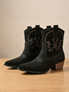Stephanie | Comfortable Wide-Calf Cowboy Boots