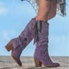 Leslie | Stylish Boho Fringe Knee-High Boots