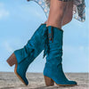 Leslie | Stylish Boho Fringe Knee-High Boots