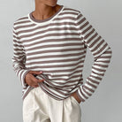 Danielle | Classic Striped Crewneck Sweater - Picela