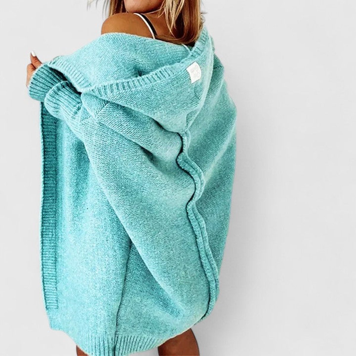 Danielle | Cozy Hooded Oversized Cardigan - Picela