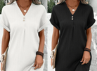 Danielle | Effortless Button Midi Dress - Picela
