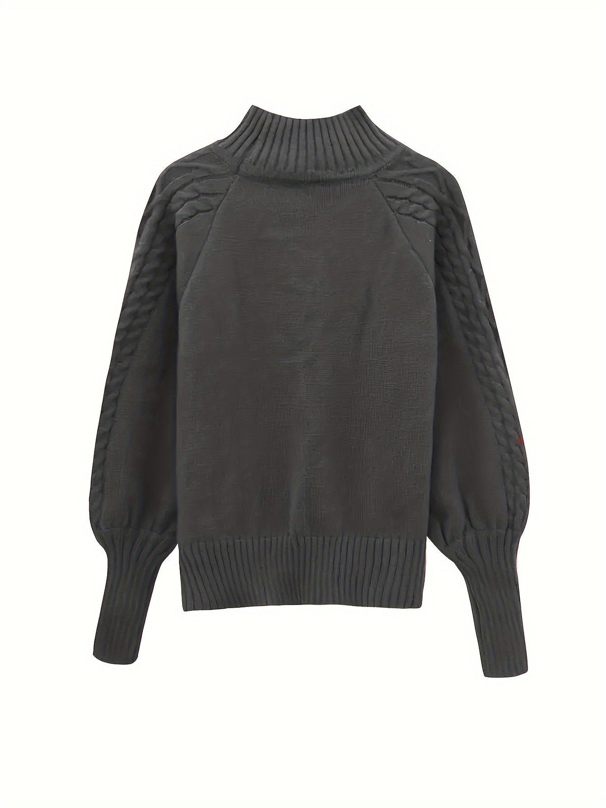 Danielle | Elegant Cable-Knit Mock-Neck Sweater - Picela