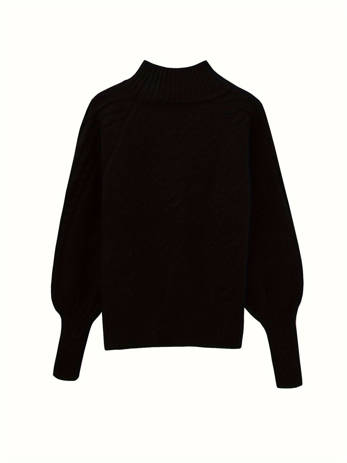 Danielle | Elegant Cable-Knit Mock-Neck Sweater - Picela