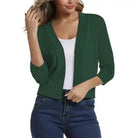 Danielle | Elegant Cropped Open-Front Cardigan - Picela