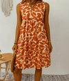 Danielle | Elegant Leaf Tiered Dress - Picela