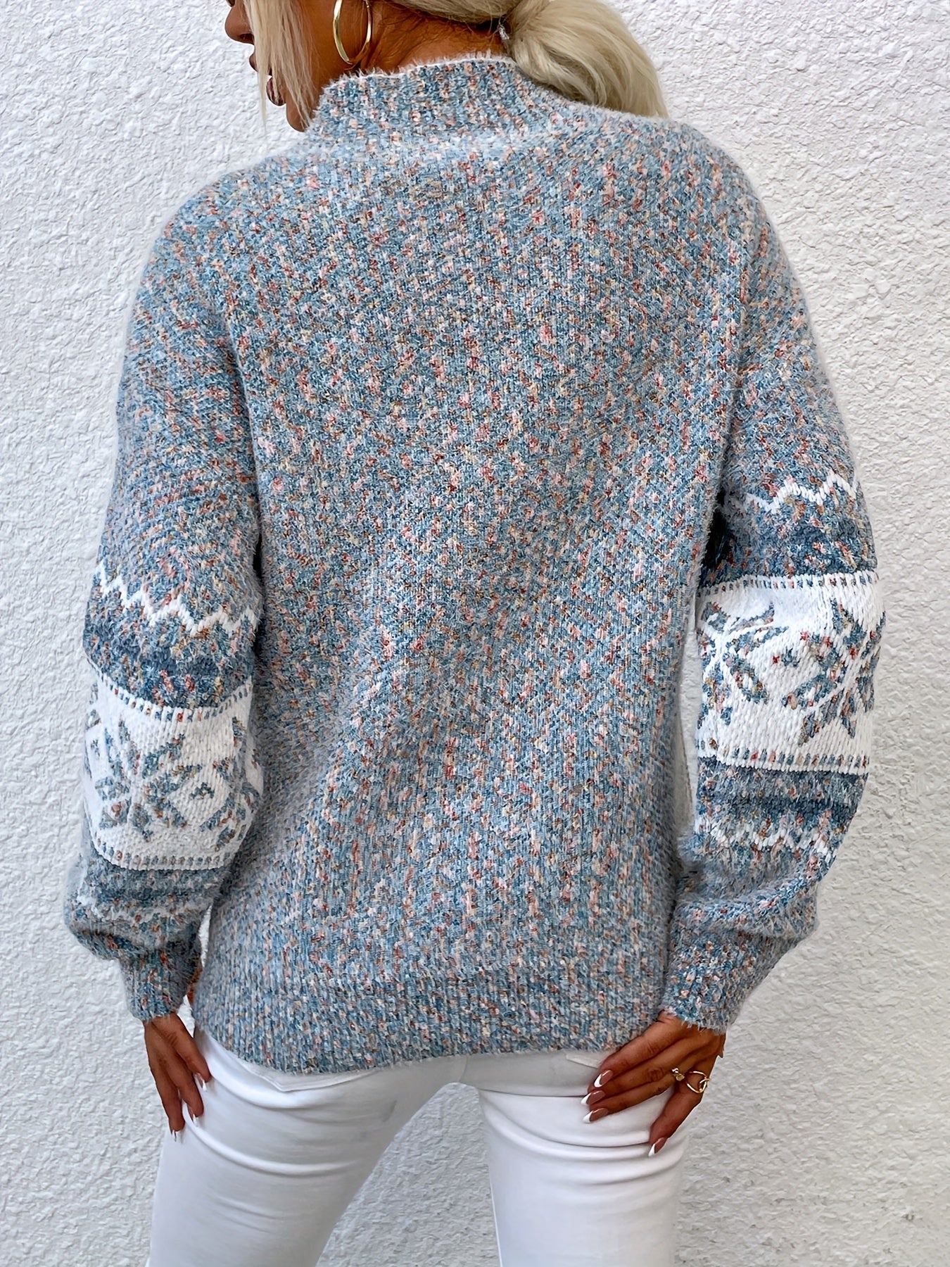 Danielle | Stylish Fair Isle Sweater - Picela