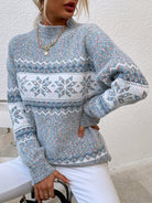 Danielle | Stylish Fair Isle Sweater - Picela