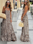 Danielle | Stylish Leopard Maxi Dress - Picela