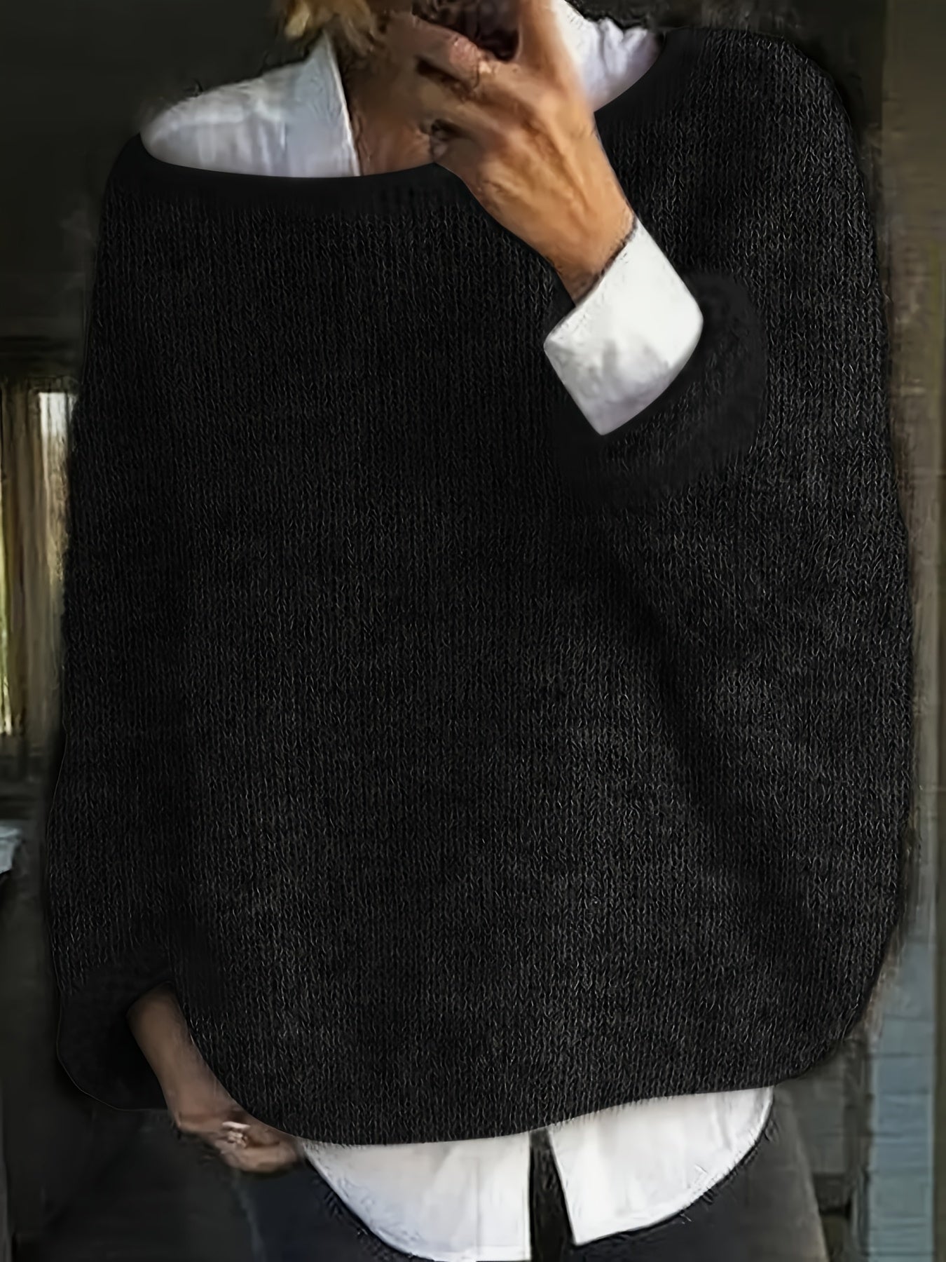 Diane | Elegant Oversized Knit Sweater - Picela