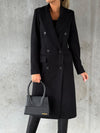 Kimberly | Elegant Double-Breasted Longline Coat