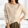 Angela | Elegant Asymmetric Button-Down Cardigan