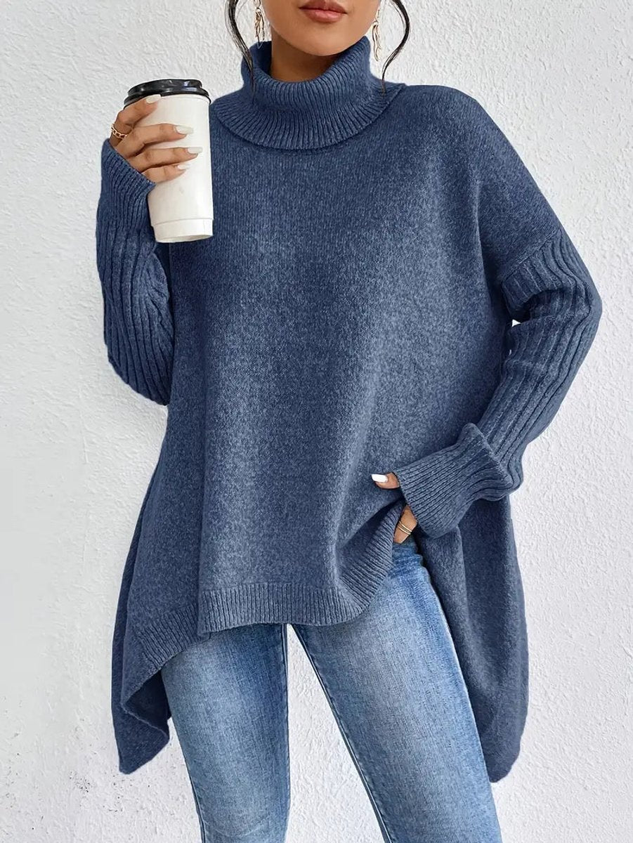 Elizabeth | Cozy Turtleneck Oversized Sweater - Picela
