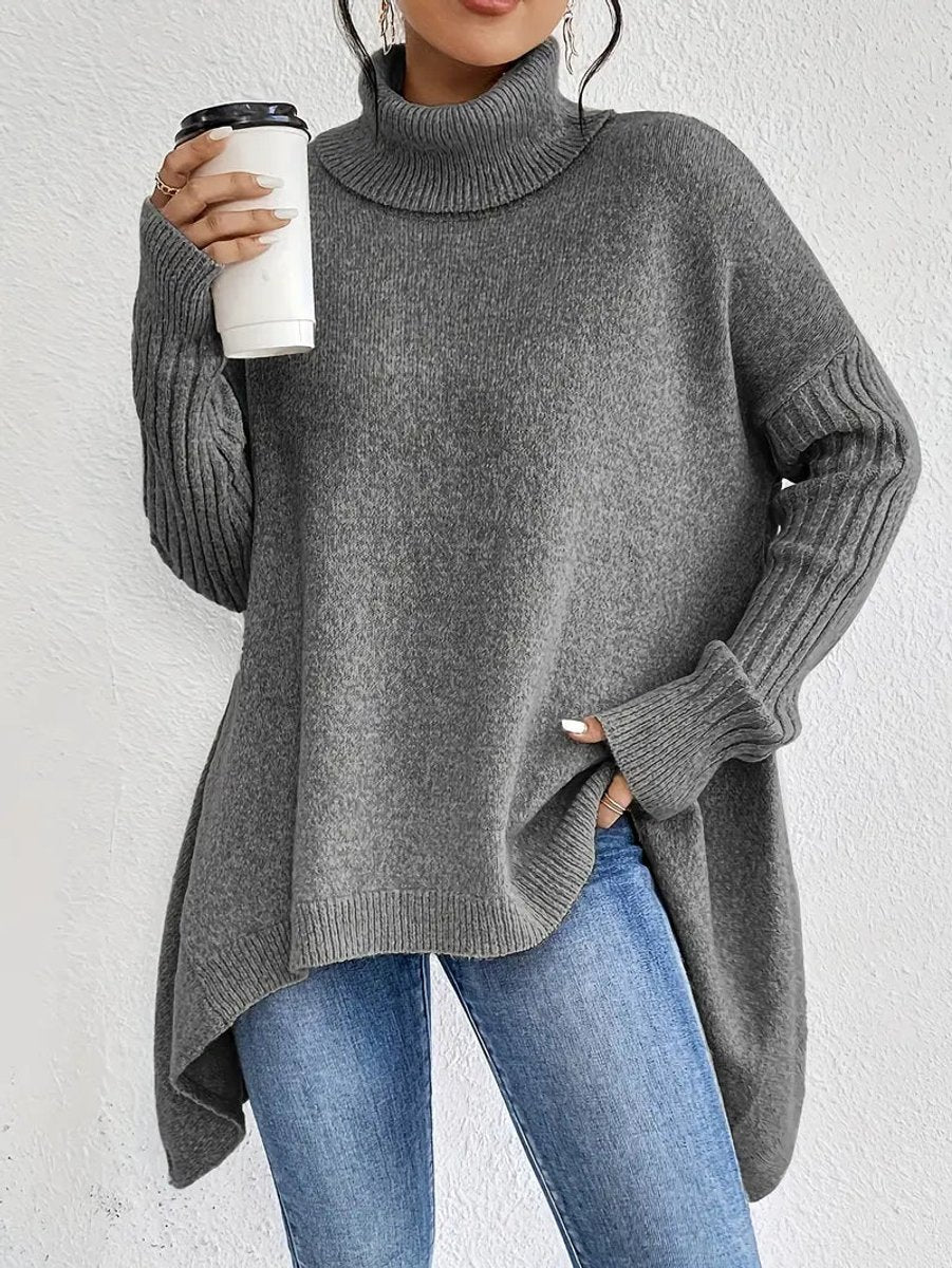 Elizabeth | Cozy Turtleneck Oversized Sweater - Picela