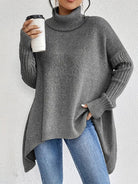 Elizabeth | Cozy Turtleneck Oversized Sweater - Picela
