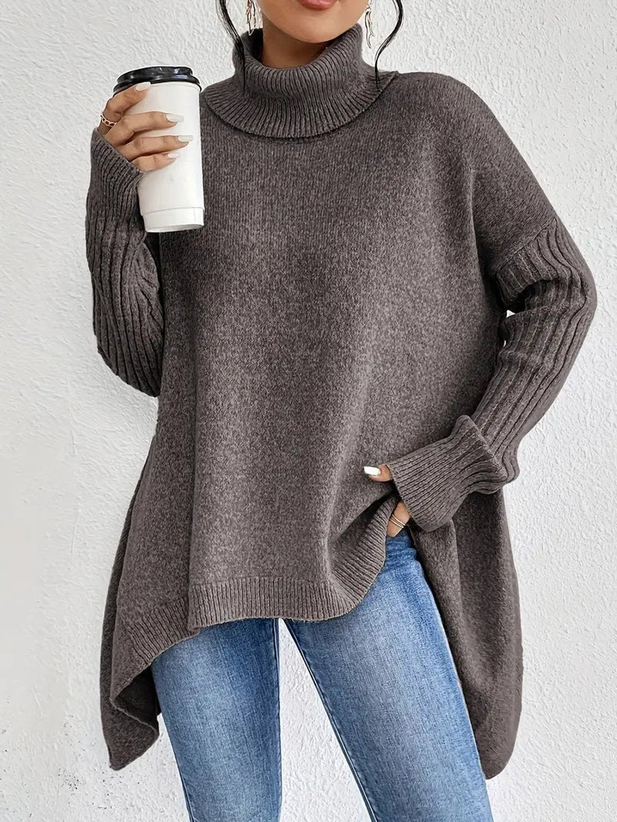 Elizabeth | Cozy Turtleneck Oversized Sweater - Picela