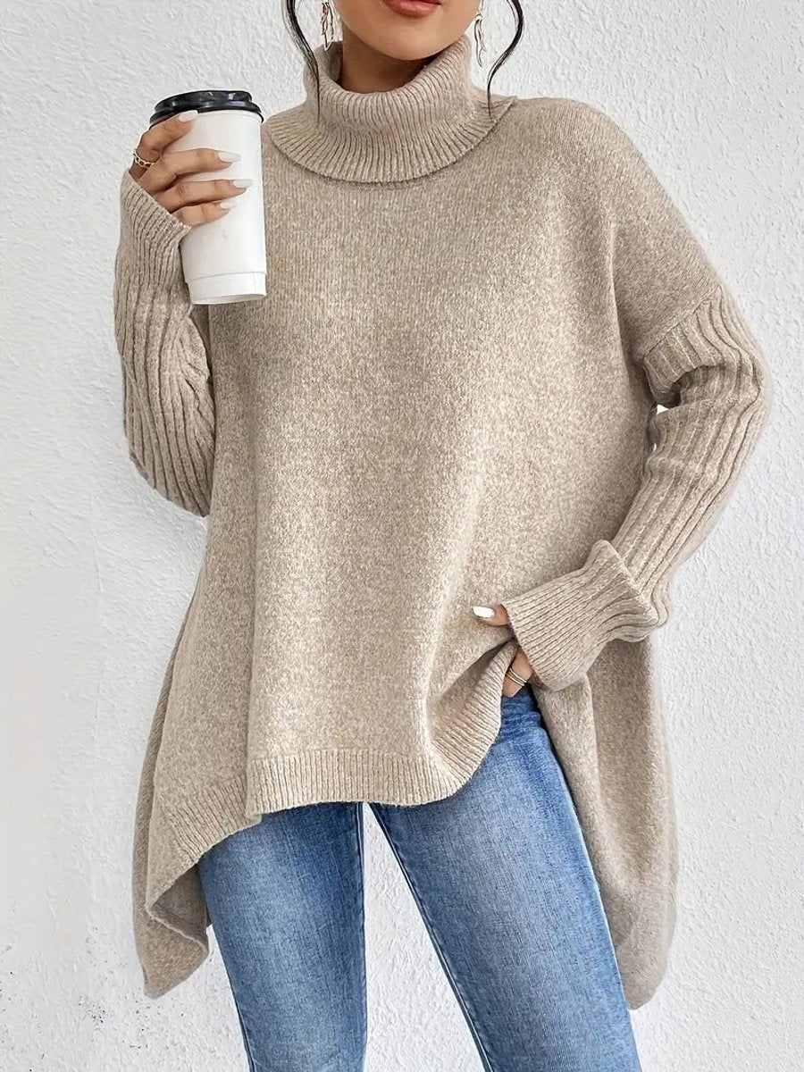 Elizabeth | Cozy Turtleneck Oversized Sweater - Picela