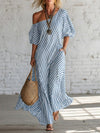 Elizabeth | Effortless Off-Shoulder Maxi Dress - Picela