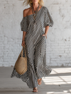 Elizabeth | Effortless Off-Shoulder Maxi Dress - Picela