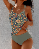 Elizabeth | Elegant Boho Floral Swimsuit - Picela