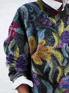 Elizabeth | Vintage Floral Sweater - Picela
