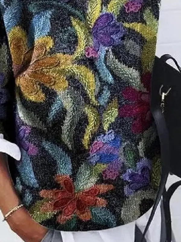 Elizabeth | Vintage Floral Sweater - Picela