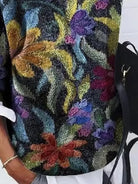 Elizabeth | Vintage Floral Sweater - Picela