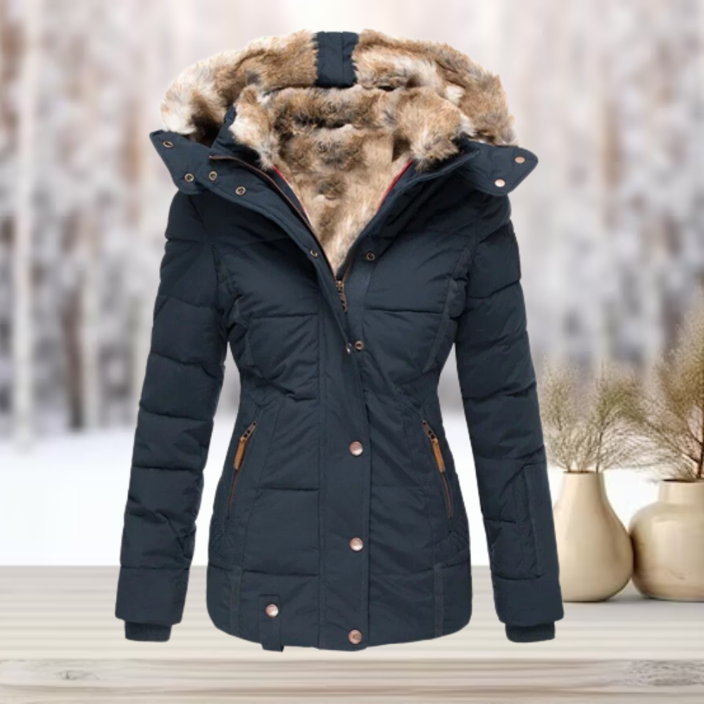 Emily | Cozy Quilted Faux-Fur Coat - Picela