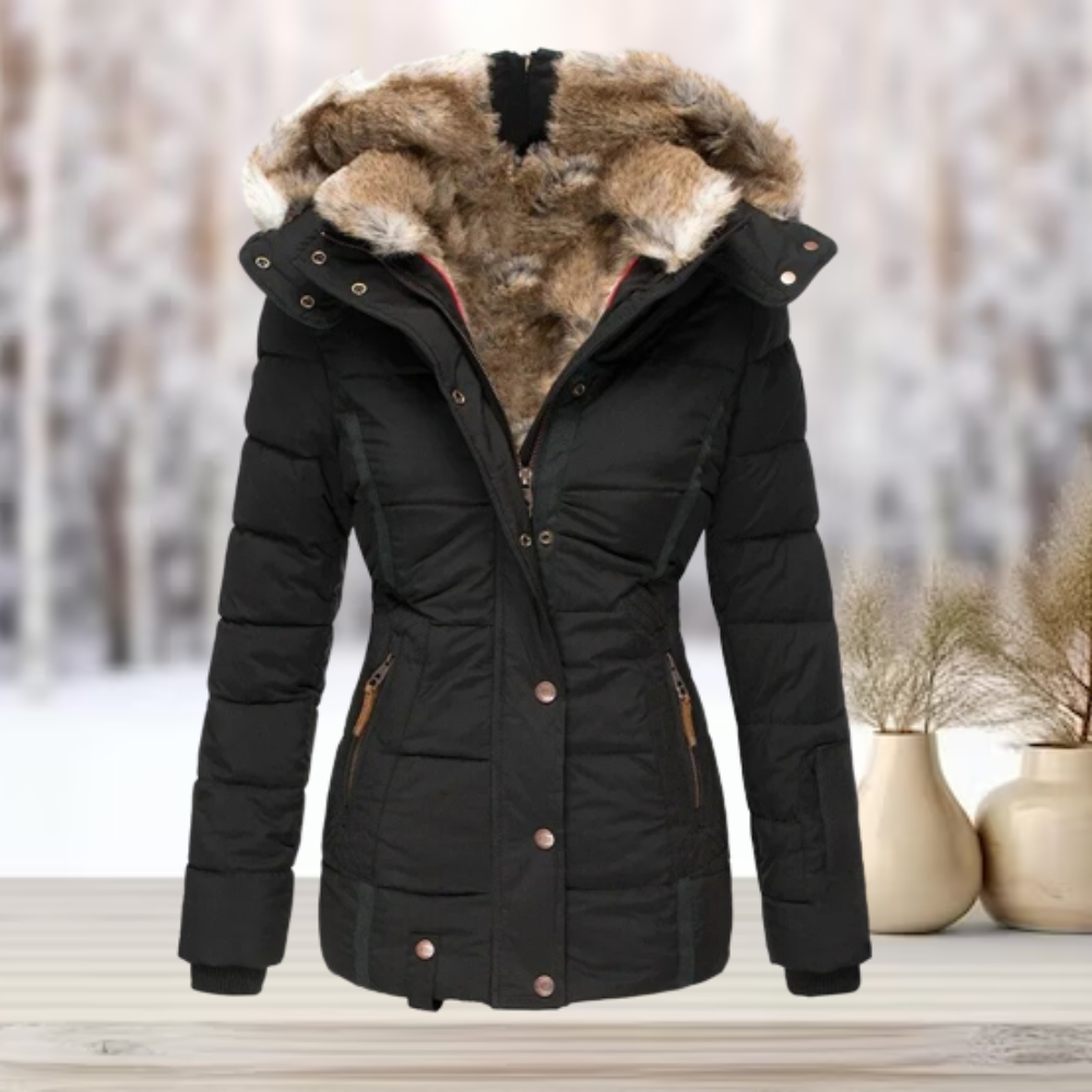 Emily | Cozy Quilted Faux-Fur Coat - Picela