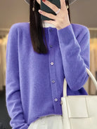 Emily | Elegant Button-Front Knit Cardigan - Picela