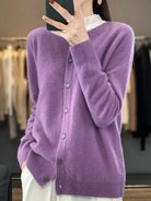 Emily | Elegant Button-Front Knit Cardigan - Picela
