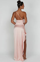 Emily | Elegant Satin One-Shoulder Dress - Picela