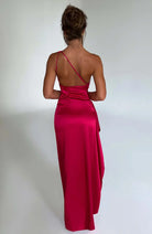 Emily | Elegant Satin One-Shoulder Dress - Picela
